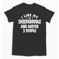 Sheepadoodle Fur Parent Sheeppoo Lover Dog Owner Introvert Unisex T-Shirt Sheepadoodle Fur Parent Sheeppoo Lover Dog Owner Introvert Unisex T-Shirt