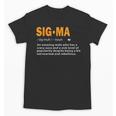 Sigma Male Definition Crazy Aura Lone Wolf Introvert Unisex T-Shirt