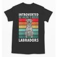 Silver Labrador Retriever Introvert Silver Lab Unisex T-Shirt Silver Labrador Retriever Introvert Silver Lab Unisex T-Shirt