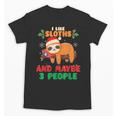 Sloth For Sloth Lover Men Women Kids Introverts Unisex T-Shirt Sloth For Sloth Lover Men Women Kids Introverts Unisex T-Shirt