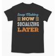 Soap Making Now Minimal Socializing Introvert Vintage Unisex T-Shirt Soap Making Now Minimal Socializing Introvert Vintage Unisex T-Shirt
