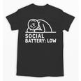 Social Battery Low Apparel Introvert Humor Unisex T-Shirt