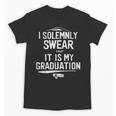 I Solemnly Swear That It's My Graduation Class Of 2024 Grad Unisex T-Shirt