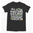 St Patricks Day Masters Degree MSW Graduation Social Work Unisex T-Shirt