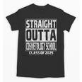 Straight Outta Cosmetology School Class Of 2025 Graduation Unisex T-Shirt