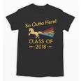 STRAIGHT OUTTA HIGH SCHOOL 2018 Grad Graduation Shirt Unisex T-Shirt