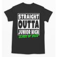 Straight Outta Junior High School Class Of 2022 Graduation Unisex T-Shirt