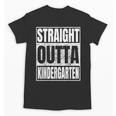 Straight Outta Kindergarten Graduation 2025 Kinder Unisex T-Shirt