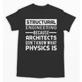 Structural Engineer Shirt Physics Quote Graduation Unisex T-Shirt