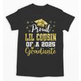 Super Proud Little Cousin Of 2025 Graduate Graduation Family Unisex T-Shirt