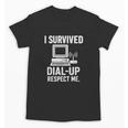I Survived Dial-Up Internet – Retro 90s Nostalgia Unisex T-Shirt