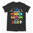 I Survived Kindergarten Graduation 2025 Graduate Boys Girls Unisex T-Shirt