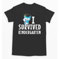 I Survived Kindergarten Graduation Kids Owl Grad Unisex T-Shirt