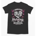 I Survived Nursing School Class Of 2018 Graduation T-Shirt Unisex T-Shirt