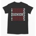 Swimming Senior Night Swimming Senior 2025 Graduation 40 Unisex T-Shirt