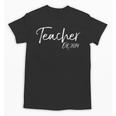 Teacher Est 2019 Shirt For Women Cute Graduation Men Unisex T-Shirt