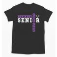 Tennis Senior Night Tennis Senior 2025 Graduation 43 Unisex T-Shirt