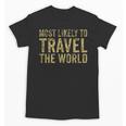 Travel Themed Graduation Tshirt Unisex T-Shirt