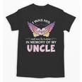 Uncle Angel In My Memory Cute Family Remembrance Match Unisex T-Shirt Uncle Angel In My Memory Cute Family Remembrance Match Unisex T-Shirt