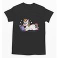 Unicorn Bookworm Believe In Yourself Cute And Inspirational Unisex T-Shirt