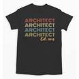 Vintage Architect Est 2018 Graduation 2018 Unisex T-Shirt