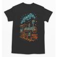 Vintage Locomotive Nostalgia Railroad Stars Unisex T-Shirt Vintage Locomotive Nostalgia Railroad Stars Unisex T-Shirt