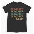 Vintage Teacher Established 2018 Graduation Men Unisex T-Shirt