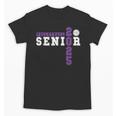 Volleyball Senior Night Volleyball Senior 2025 Graduation 26 Unisex T-Shirt