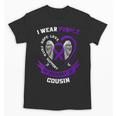 Wear Purple In Memory Of Cousin Pancreatic Cancer Awareness Unisex T-Shirt Wear Purple In Memory Of Cousin Pancreatic Cancer Awareness Unisex T-Shirt