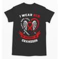 Wear Red In Memory Of Grandson Heart Disease Awareness Month Unisex T-Shirt Wear Red In Memory Of Grandson Heart Disease Awareness Month Unisex T-Shirt