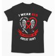 I Wear Red In Memory Of Great Aunt Heart Disease Awareness Unisex T-Shirt