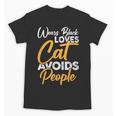Wears Loves Cats Avoids People I Introvert Unisex T-Shirt