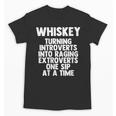 Whiskey Lovers Extrovert Quote Introvert Alcohol Drink Humor Unisex T-Shirt Whiskey Lovers Extrovert Quote Introvert Alcohol Drink Humor Unisex T-Shirt