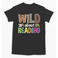 Wild About Reading Library Day Reading Books & Bookworm Unisex T-Shirt