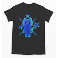 Yk2 Grunge Earthy Blue Cat With Stars Tomboy 90s Nostalgia Unisex T-Shirt Yk2 Grunge Earthy Blue Cat With Stars Tomboy 90s Nostalgia Unisex T-Shirt