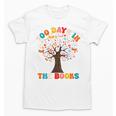 100 Days In The Books Reading Teacher 100th Day Of School Premium Unisex T-Shirt