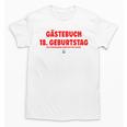 18th Birthday Guest Book Party Memory Unisex T-Shirt 18th Birthday Guest Book Party Memory Unisex T-Shirt
