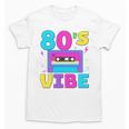 80's Vibe Retro Style Cassette Tape Nostalgia 1980s Party Unisex T-Shirt