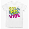 90's Vibe Retro Style Cassette Tape Nostalgia 1990s Party Premium Tri-Blend Unisex T-Shirt