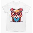Adorable Book Lover Quokka With Reading Glasses Cute Unisex T-Shirt Adorable Book Lover Quokka With Reading Glasses Cute Unisex T-Shirt