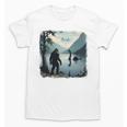 Bigfoot Sasquatch & Loch Ness Monster Introvert Bruh Unisex T-Shirt Bigfoot Sasquatch & Loch Ness Monster Introvert Bruh Unisex T-Shirt