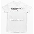 Birthday Guestbook Signable Memory Board Unisex T-Shirt Birthday Guestbook Signable Memory Board Unisex T-Shirt