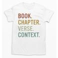 Book Chapter Verse Christian Bible Reformed Theology Unisex T-Shirt Book Chapter Verse Christian Bible Reformed Theology Unisex T-Shirt