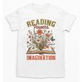 Book Lover Reading Bookish Floral Reading Powers Imagination Unisex T-Shirt Book Lover Reading Bookish Floral Reading Powers Imagination Unisex T-Shirt