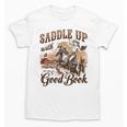 Bookish Retro Western Cowgirl Texas Book Lover Novel Reader Unisex T-Shirt Bookish Retro Western Cowgirl Texas Book Lover Novel Reader Unisex T-Shirt