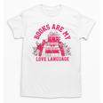 Books Are My Love Language Valentine Book Lover Unisex T-Shirt Books Are My Love Language Valentine Book Lover Unisex T-Shirt