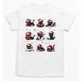 Cat Reading Books Lover Christmas Cat Lover Xmas Unisex T-Shirt Cat Reading Books Lover Christmas Cat Lover Xmas Unisex T-Shirt