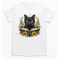 Cat For Women Book Lover Cute Cat And Book Unisex T-Shirt