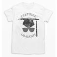 Certified Graduate Vintage Mortarboard Graduation Unisex T-Shirt