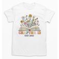 Chapter 12 Years Old 12th Birthday Wildflower Book Lover Unisex T-Shirt
